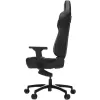 כיסא גיימינג VERTAGEAR Racing Series P-Line PL4500 Coffee Fiber With Silver Embroirdery Black Edition צבע שחור