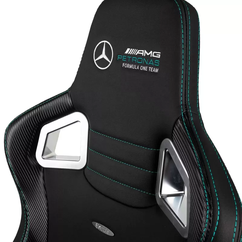 Gaming Chair Noblechairs EPIC Mercedes AMG Petronas F1 Team Edition Color:black Gaming Chair Noblechairs EPIC Mercedes AMG Petronas F1 Team Edition Color:black
