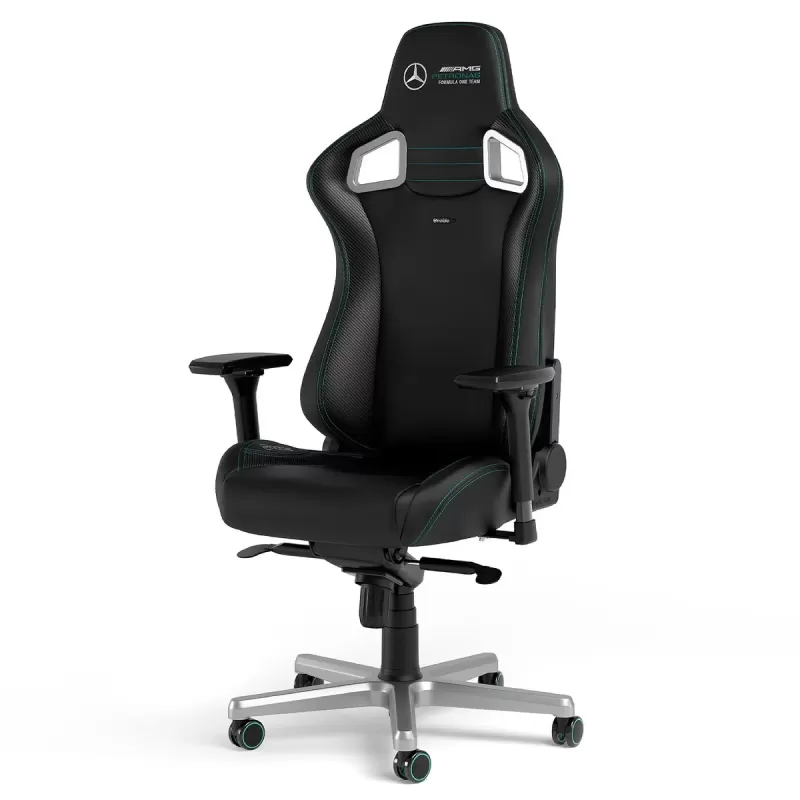 Gaming Chair Noblechairs EPIC Mercedes AMG Petronas F1 Team Edition Color:black Gaming Chair Noblechairs EPIC Mercedes AMG Petronas F1 Team Edition Color:black