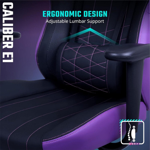 Gaming Chair Cooler Master Caliber E1 black