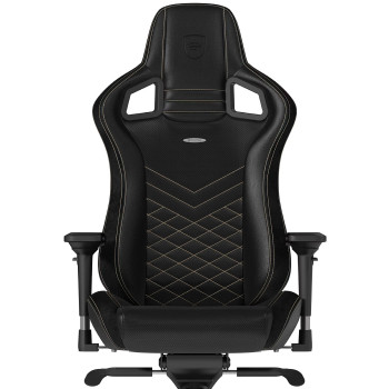 Игровое Кресло Noblechairs EPIC Black/Gold Цвет:черный, золотой, צור קשר לבדיקת מלאי