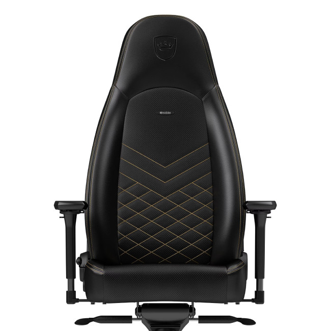 Игровое Кресло Noblechairs ICON Black/Gold Цвет:черный, золотой, צור קשר לבדיקת מלאי