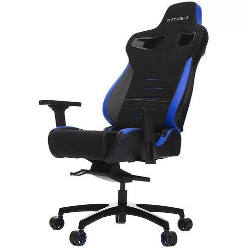 Игровое Кресло VERTAGEAR Racing Series P-Line PL4500 Coffee Fiber With Silver Embroirdery Black/Blue Edition Цвет:чёрный, синий