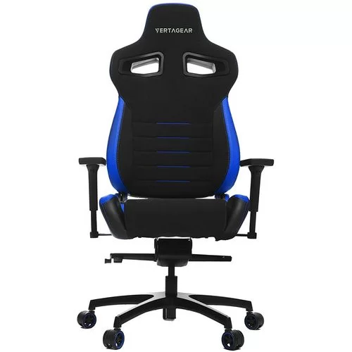 Игровое Кресло VERTAGEAR Racing Series P-Line PL4500 Coffee Fiber With Silver Embroirdery Black/Blue Edition Цвет:чёрный, синий
