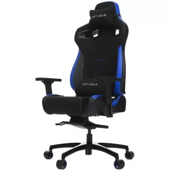 כיסא גיימינג VERTAGEAR Racing Series P-Line PL4500 Coffee Fiber With Silver Embroirdery Black/Blue Edition צבע שחור, כחול