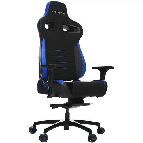 Игровое Кресло VERTAGEAR Racing Series P-Line PL4500 Coffee Fiber With Silver Embroirdery Black/Blue Edition Цвет:чёрный, синий