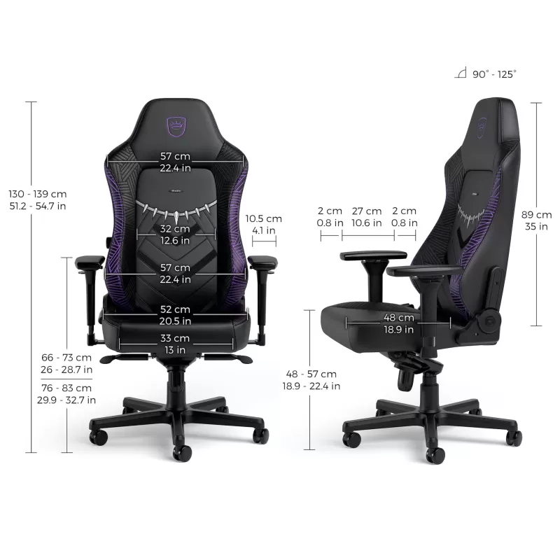 כיסא גיימינג Noblechairs HERO שחור Panther Edition