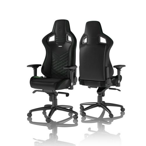 Игровое Кресло Noblechairs EPIC черный, зеленый