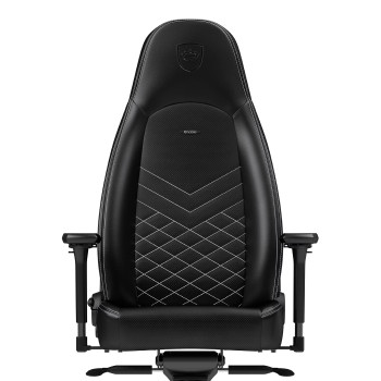 Игровое Кресло Noblechairs ICON черный, Платиновый белый, צור קשר לבדיקת מלאי