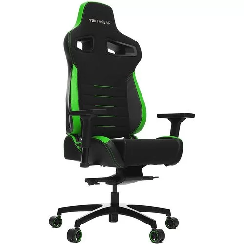 כיסא גיימינג VERTAGEAR Racing Series P-Line PL4500 Coffee Fiber With Silver Embroirdery Black/Green Edition צבע שחור, ירוק כיסא גיימינג VERTAGEAR Racing Series P-Line PL4500 Coffee Fiber With Silver Embroirdery Black/Green Edition צבע שחור, ירוק