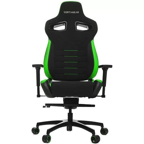 כיסא גיימינג VERTAGEAR Racing Series P-Line PL4500 Coffee Fiber With Silver Embroirdery Black/Green Edition צבע שחור, ירוק כיסא גיימינג VERTAGEAR Racing Series P-Line PL4500 Coffee Fiber With Silver Embroirdery Black/Green Edition צבע שחור, ירוק