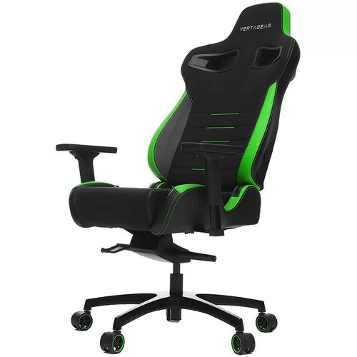 כיסא גיימינג VERTAGEAR Racing Series P-Line PL4500 Coffee Fiber With Silver Embroirdery Black/Green Edition צבע שחור, ירוק כיסא גיימינג VERTAGEAR Racing Series P-Line PL4500 Coffee Fiber With Silver Embroirdery Black/Green Edition צבע שחור, ירוק