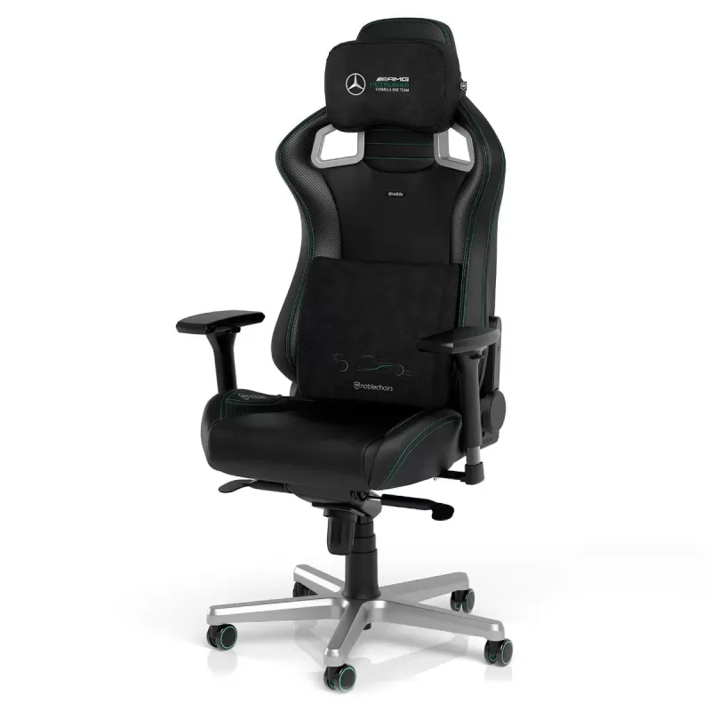 Chair Cushion Set Noblechairs Mercedes-AMG Petronas F1 Team Edition NBL-SP-PST-012 Color:black
