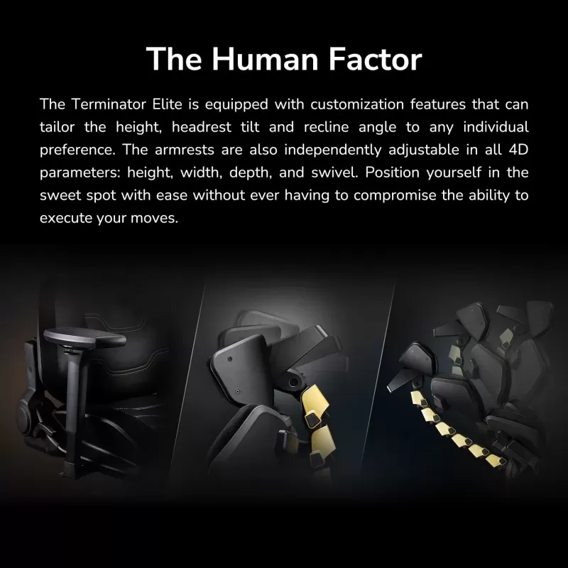 Игровое Кресло COUGAR Terminator Elite gold