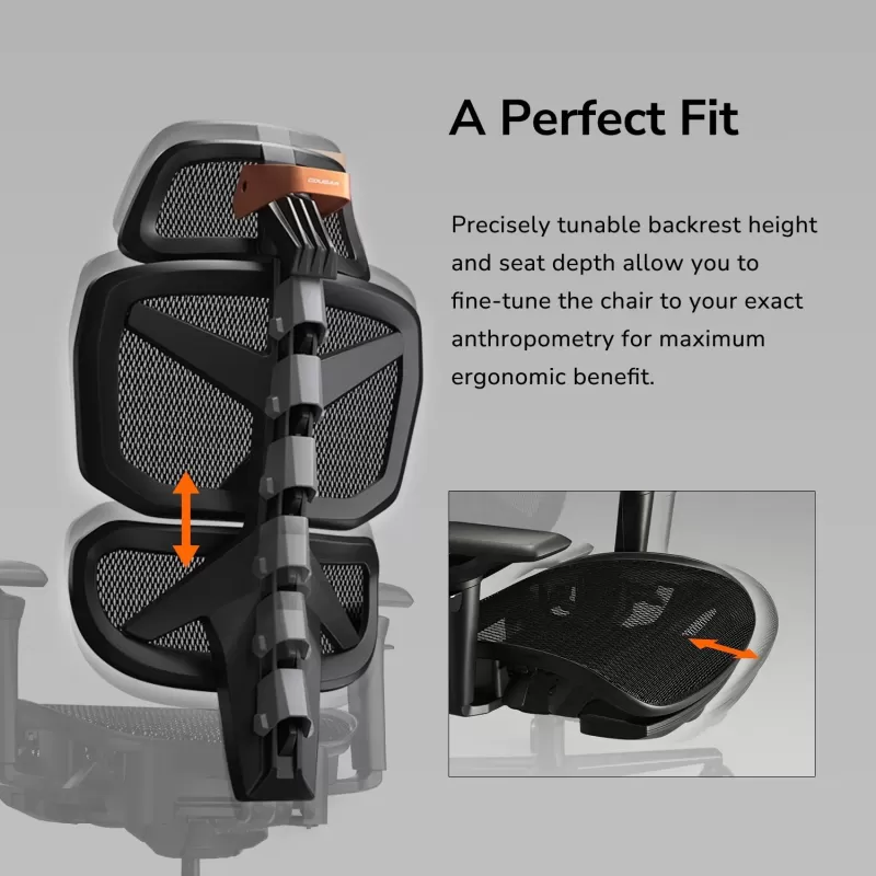 Gaming Chair COUGAR TERMINATOR AIR Color:black