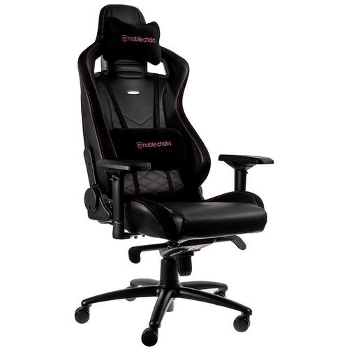 Игровое Кресло Noblechairs EPIC черный, розовый