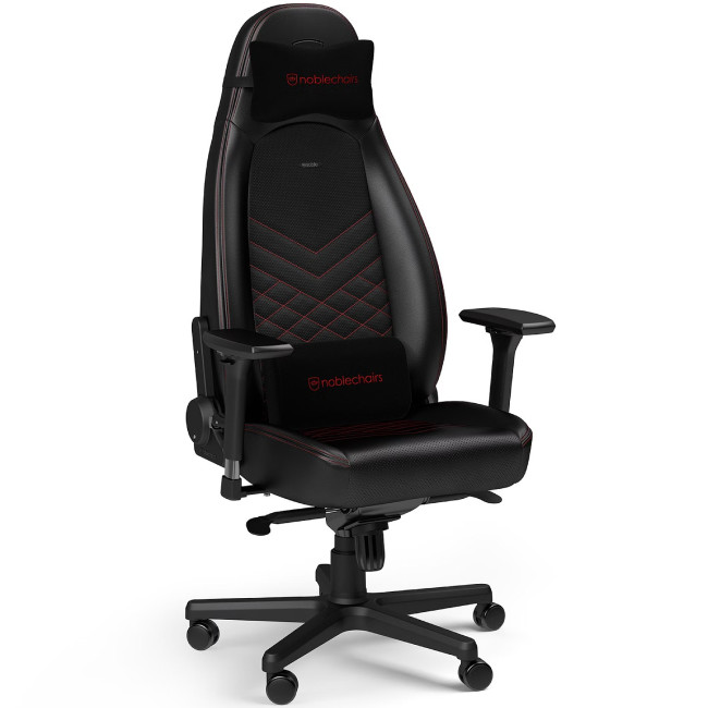 Игровое Кресло Noblechairs ICON черный, красный, צור קשר לבדיקת מלאי