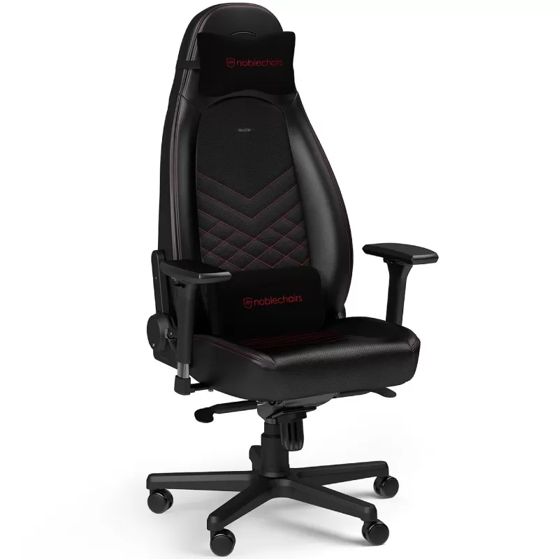 כיסא גיימינג Noblechairs ICON שחור, אדום