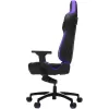 כיסא גיימינג VERTAGEAR Racing Series P-Line PL4500 Coffee Fiber With Silver Embroirdery Black/Purple Edition צבע שחור, סגול