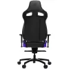 כיסא גיימינג VERTAGEAR Racing Series P-Line PL4500 Coffee Fiber With Silver Embroirdery Black/Purple Edition צבע שחור, סגול