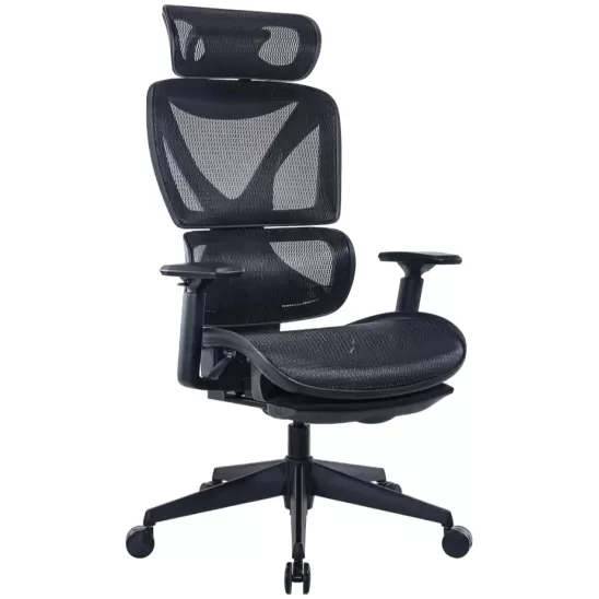 כיסא מנהלים ארגונומי Miracase MWMS200 שחור מסגרת אפורה