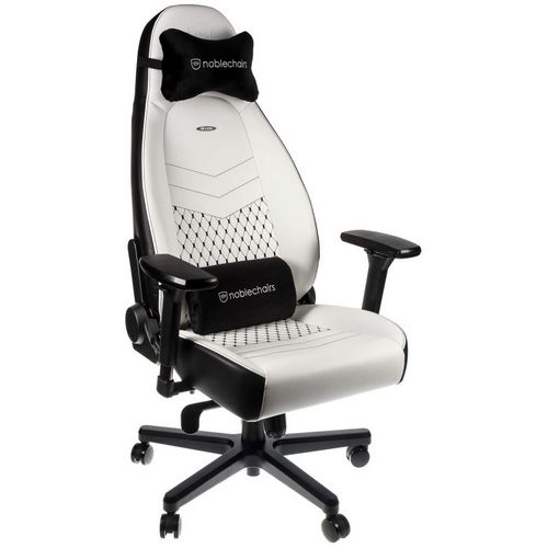 כיסא גיימינג Noblechairs ICON שחור, לבן