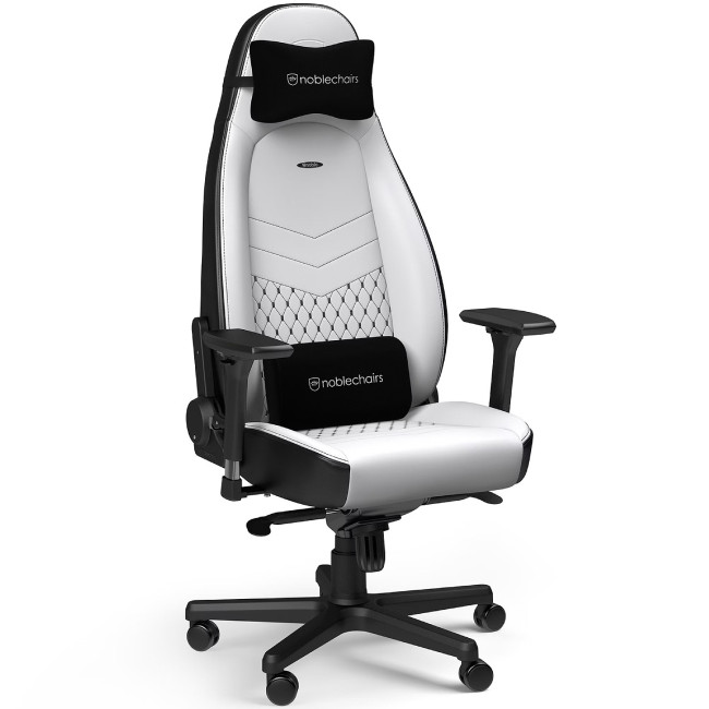 Игровое Кресло Noblechairs ICON черный, белый, צור קשר לבדיקת מלאי