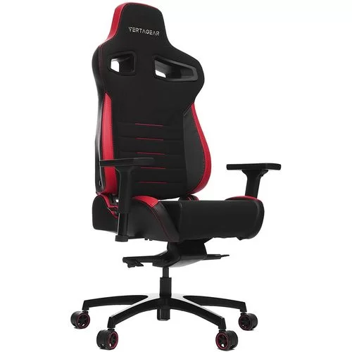 Игровое Кресло VERTAGEAR Racing Series P-Line PL4500 Coffee Fiber With Silver Embroirdery Black/Red Edition Цвет:чёрный, красный