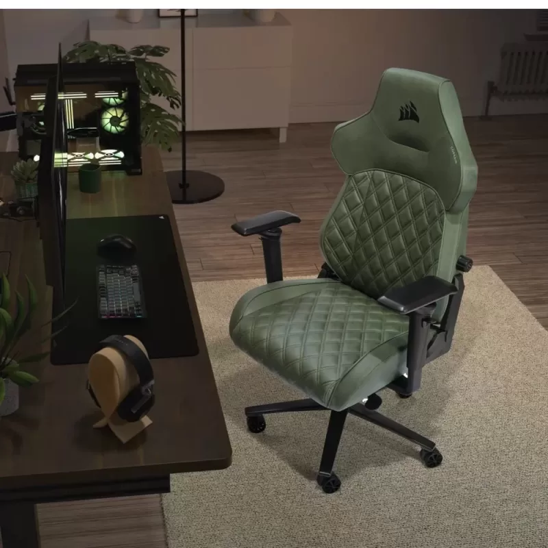 Игровое Кресло Corsair TC500 LUXE Sherwood зеленый Цвет:зеленый Sherwood Игровое Кресло Corsair TC500 LUXE Sherwood зеленый Цвет:зеленый Sherwood