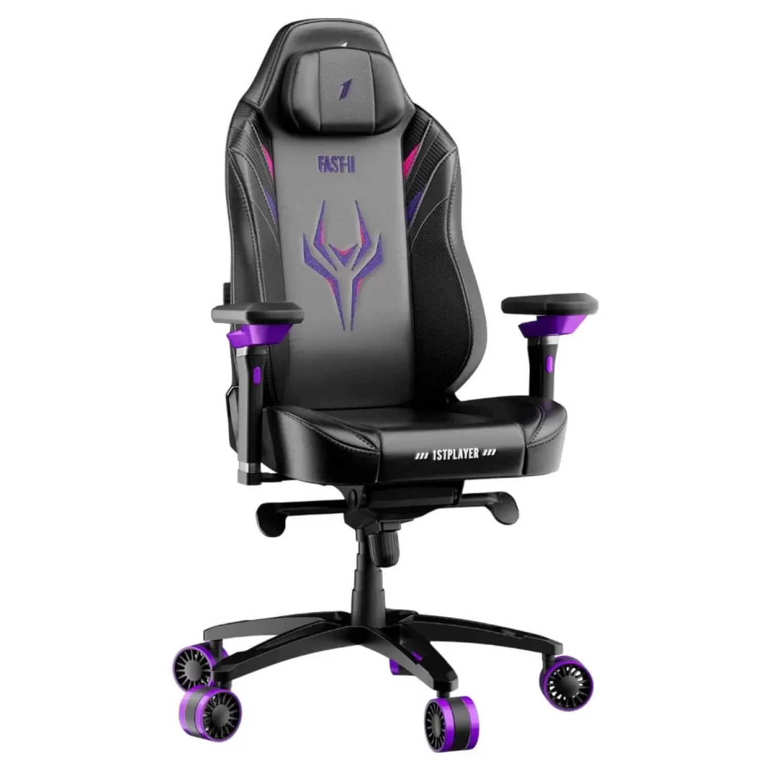 Игровое Кресло 1St Player F.A.S.T. Gaming Цвет:чёрный, фиолетовый