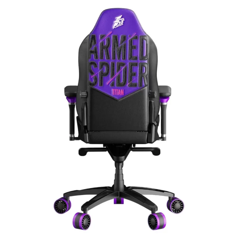 כיסא גיימינג 1St Player F.A.S.T. Gaming צבע שחור, סגול כיסא גיימינג 1St Player F.A.S.T. Gaming צבע שחור, סגול