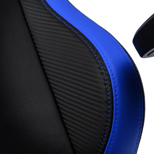 כיסא גיימינג Noblechairs EPIC Compact שחור/Carbon/Blue שחור/קרבון/כחול