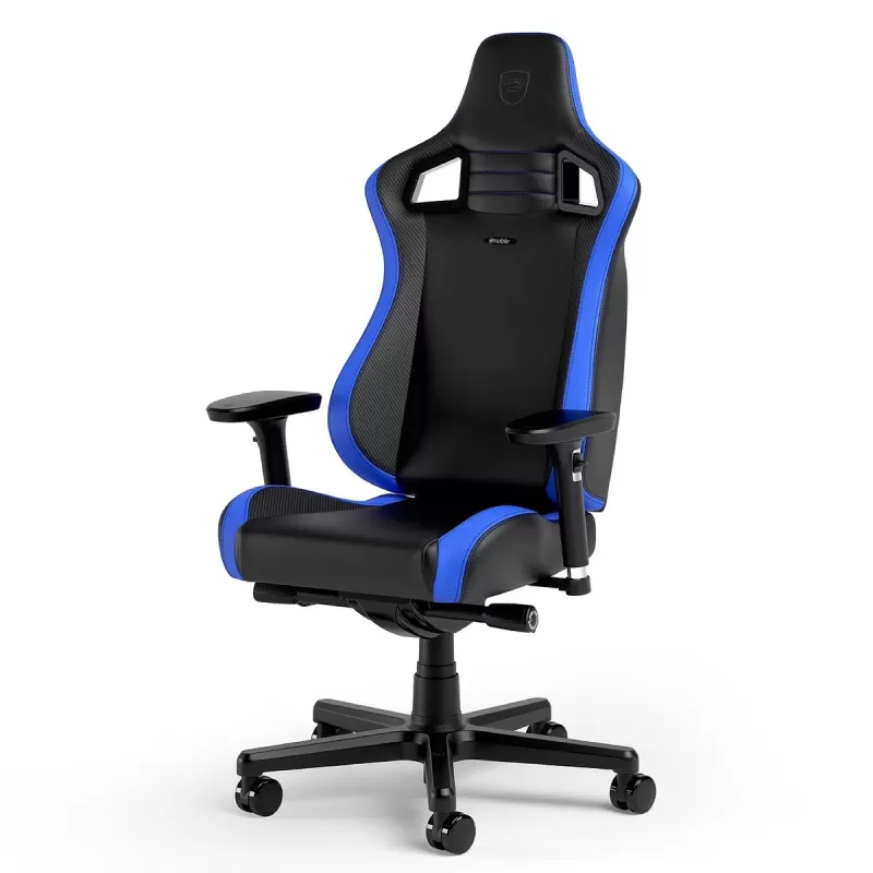 כיסא גיימינג Noblechairs EPIC Compact שחור/Carbon/Blue שחור/קרבון/כחול
