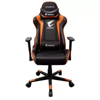 כיסא גיימינג Gigabyte AORUS AGC300 שחור, כתום - יבואן רשמי