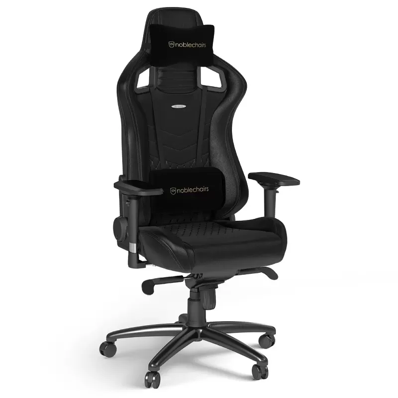 כיסא גיימינג Noblechairs EPIC Real Leather שחור