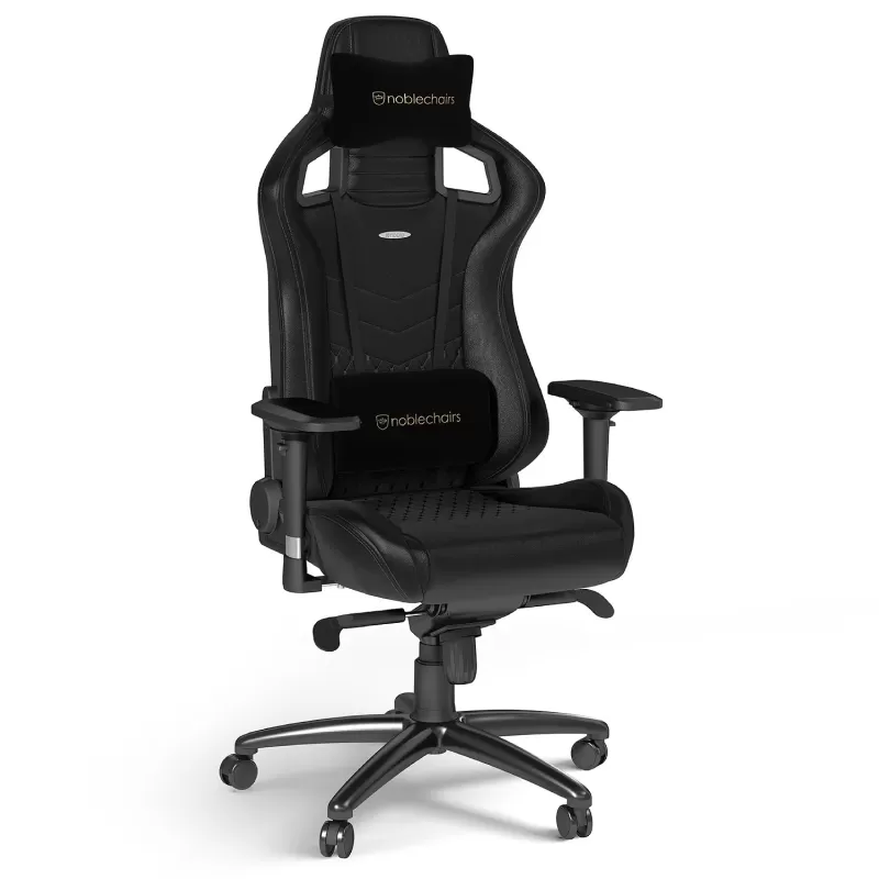 כיסא גיימינג Noblechairs EPIC Real Leather שחור