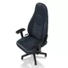 כיסא גיימינג Noblechairs ICON Real Leather צבע כחול חצות, גרפיט