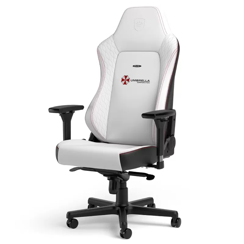 כיסא גיימינג Noblechairs HERO Resident Evil Umbrella Edition בלבן/שחור