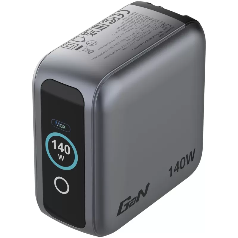 Зарядное устройство Verbatim Mini GaN Charger 140W with Display 30240 Зарядное устройство Verbatim Mini GaN Charger 140W with Display 30240