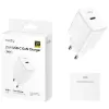 Wall Charger CUDY 25W USB-C Charger with EU Plug CH25_EU CH25-EU Color:white Wall Charger CUDY 25W USB-C Charger with EU Plug CH25_EU CH25-EU Color:white