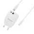 מטען קיר Silver Line SWC20PQ USB lightning Wall Charger + 1.2m SWC20PQ צבע לבן