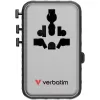 Адаптер универсальный Verbatim Charge 'n' Travel 100W GaN III black 30191