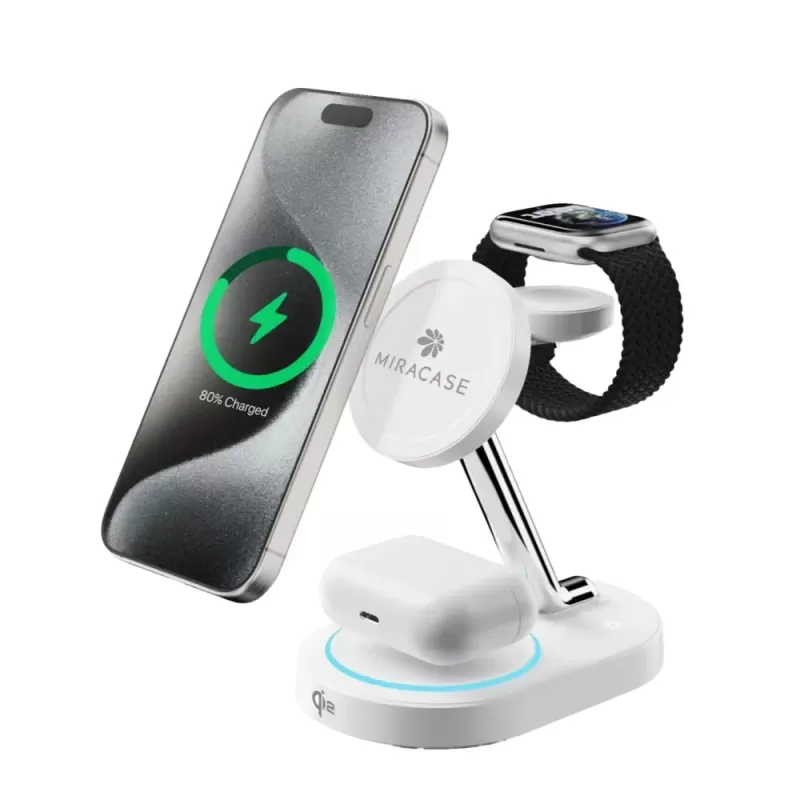 Charger Miracase 3 MWIQ580 white MWIQ580 White