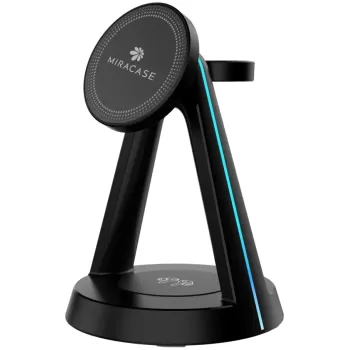 Беспроводное зарядное устройство 3 -1 Miracase MWIQ560 black
