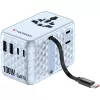 Адаптер универсальный Verbatim Charge 'n' Travel 100W GaN III blue 30192