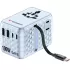 מתאם נסיעות אוניברסלי Verbatim Charge 'n' Travel 100W GaN III כחול 30192