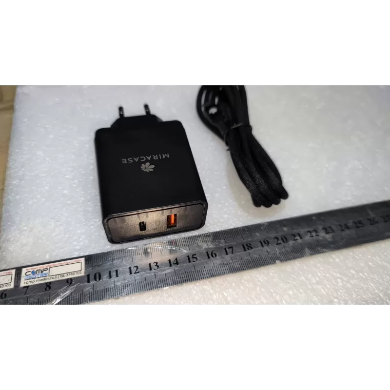 Fast Charger Miracase FAST PD3.0 65W | QC3.0 30W With Type-C to Type-C 100W Cable MWC65PQ Color:black Fast Charger Miracase FAST PD3.0 65W | QC3.0 30W With Type-C to Type-C 100W Cable MWC65PQ Color:black