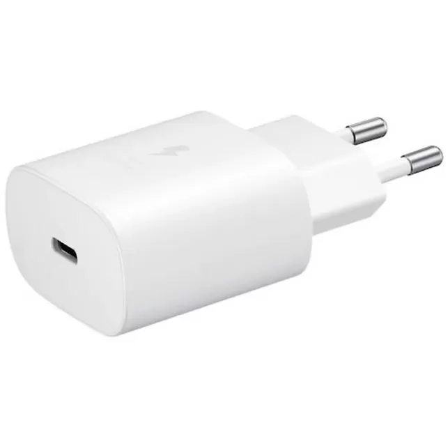 מטען מהיר Samsung Type-C Charger 25W C010070501 צבע לבן - יבואן רשמי