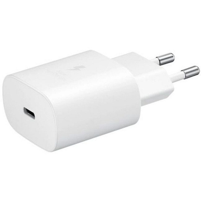 Быстрое зарядное устройство Samsung Type-C Charger 25W C010070501 Цвет:белый - официальный импортер Быстрое зарядное устройство Samsung Type-C Charger 25W C010070501 Цвет:белый - официальный импортер