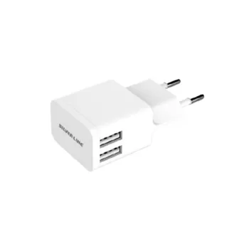 Зарядное устройство Silver Line SWC244 2.4A 2USB S SWC244 Цвет:белый